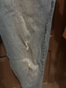 Distressed Denim Jeggings