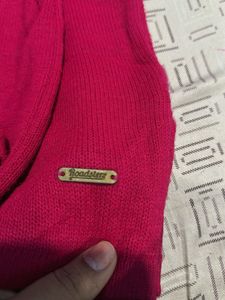 Hot Pink Pullover .. New Wore Only Once