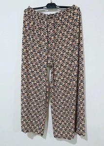 Patterned Wide  Palazzo