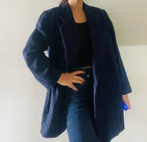 🌈Navy Blue Wool Coat 💕