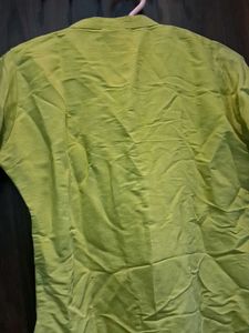 Green Embroidered Kurti