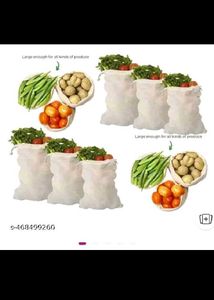 Cloth Vegetable Bags - Set of 5