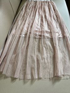 Elegant beige Tulle Skirt