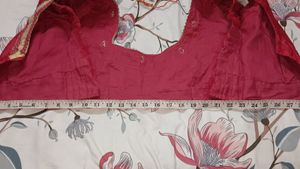 Pattu Light Weight Saree With Stitched Blouse