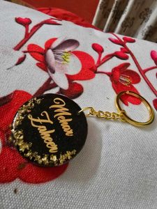 Customised Resin Name Keychains