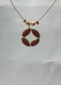 Elegant Red Stone Necklace
