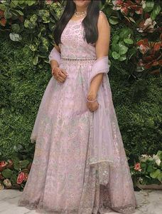 Lehenga 💜🔥 Lavender Crop top lahanga