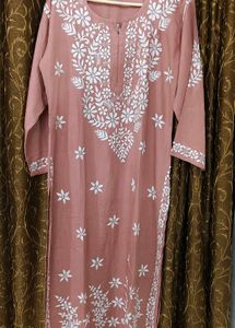 Lucknowi handwork l chicken kari Kurta