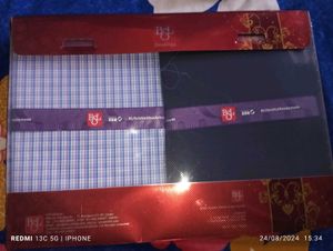 Unstitched Shirt &amp; Pant Suit For Men