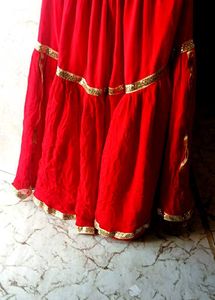 Red &amp; Gold Ethnic Lehenga Choli