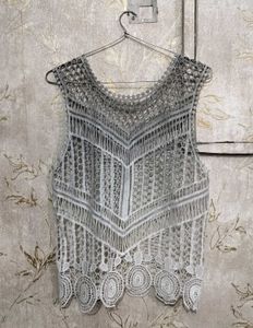 Lace- Style Beach Wear Cotton Cover Top