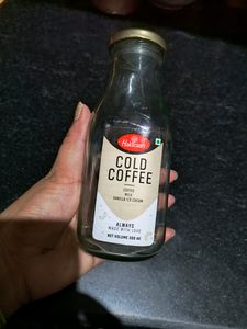 Empty Glass Bottle For Making Coffee &amp; Milkshake