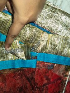 Red Embroidered Kurta
