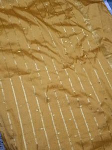 Gold Striped Fabric