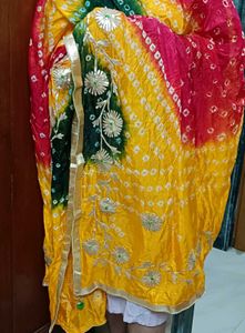 Combo Of Festive Lehanga Choli Dupatta &amp;Jwellery