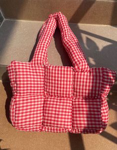 Sale🌷Gingham Puffer Bag🌷🌸