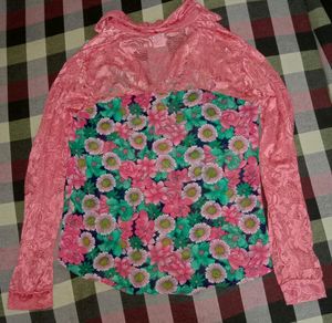 Floral Shrug Top