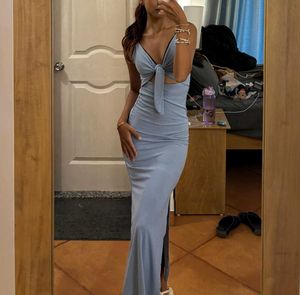 Newme tieup maxi dress