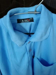 Blue Tshirt with pocket in front