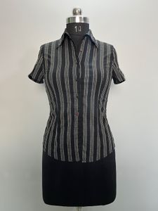 Striped Button-Down Shirt