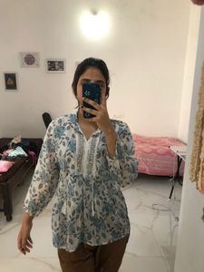 Flower Printed Top