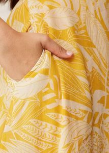 Yellow Floral Maxi Dress
