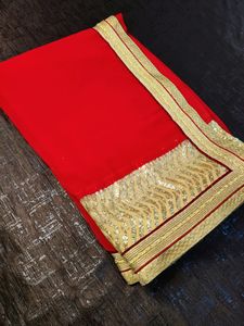 Amazing Red Saree💗
