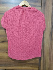 Coral Casual Top