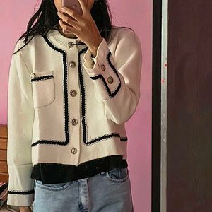 White Cardigan