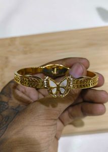 Gold-Plated Cuff Butterfly 🦋 Bracelet