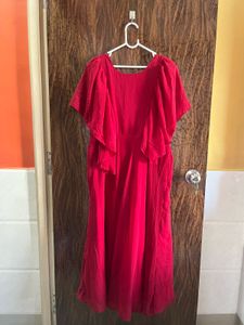 32 Bust Maroon Gown For Women