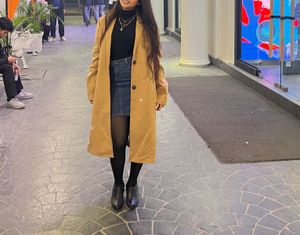 Stylish Tan Trench Coat