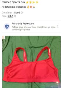 Four Assorted Sports Bras