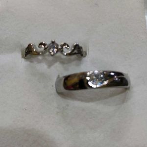 Anti Tarnish Couple Rings