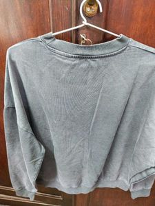 Nuon Grey Oversized Sweatshirt