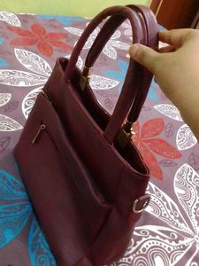 Lubna Purse - Burgundy