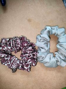 2 Scrunchies At 99/-. 🤩