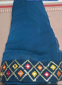 Four sided lace duppata
