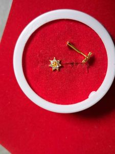 Star Stud Earrings Gold