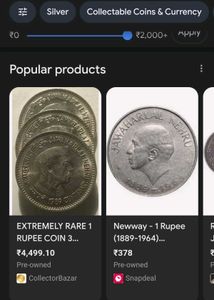 5rs. Jawaharlal Nehru Coin