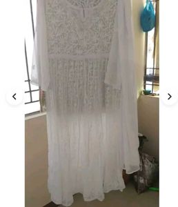Women&#39;s Embroidered Anarkali Kurta with Dupatta