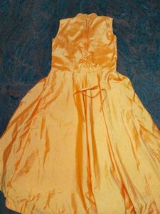 Orange Girls&#39; Dress