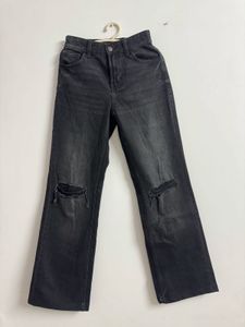 Black/Charcol Ripped Jeans