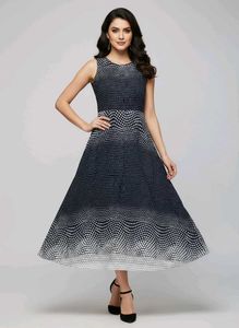 Polka Dot Navy Dress