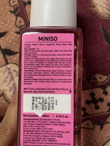 Body Mist From Miniso