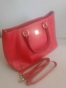 Stylish Red Tote Bag