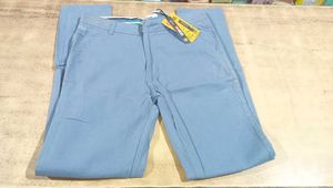Blue Casual Trousers