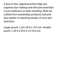 Pouch Set