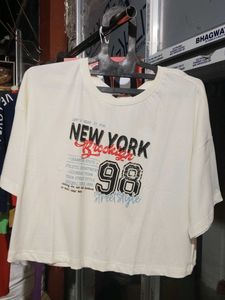 New York Brooklyn Street Style Oversized T-Shirt