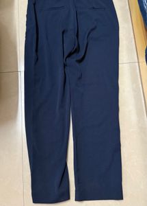 AND Straight Fit Trousers Mid Rise